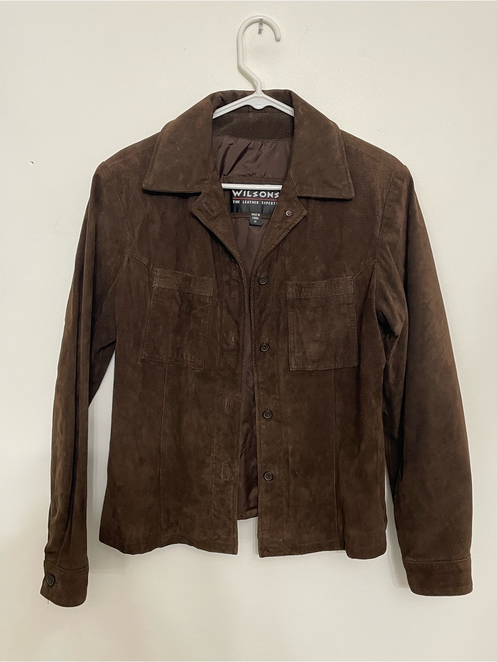 Wilson Brown Suede Leather Jacket - Picture 2 of 12